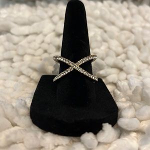NEW IAM Fashion Crossover Ring Size L (9.5).